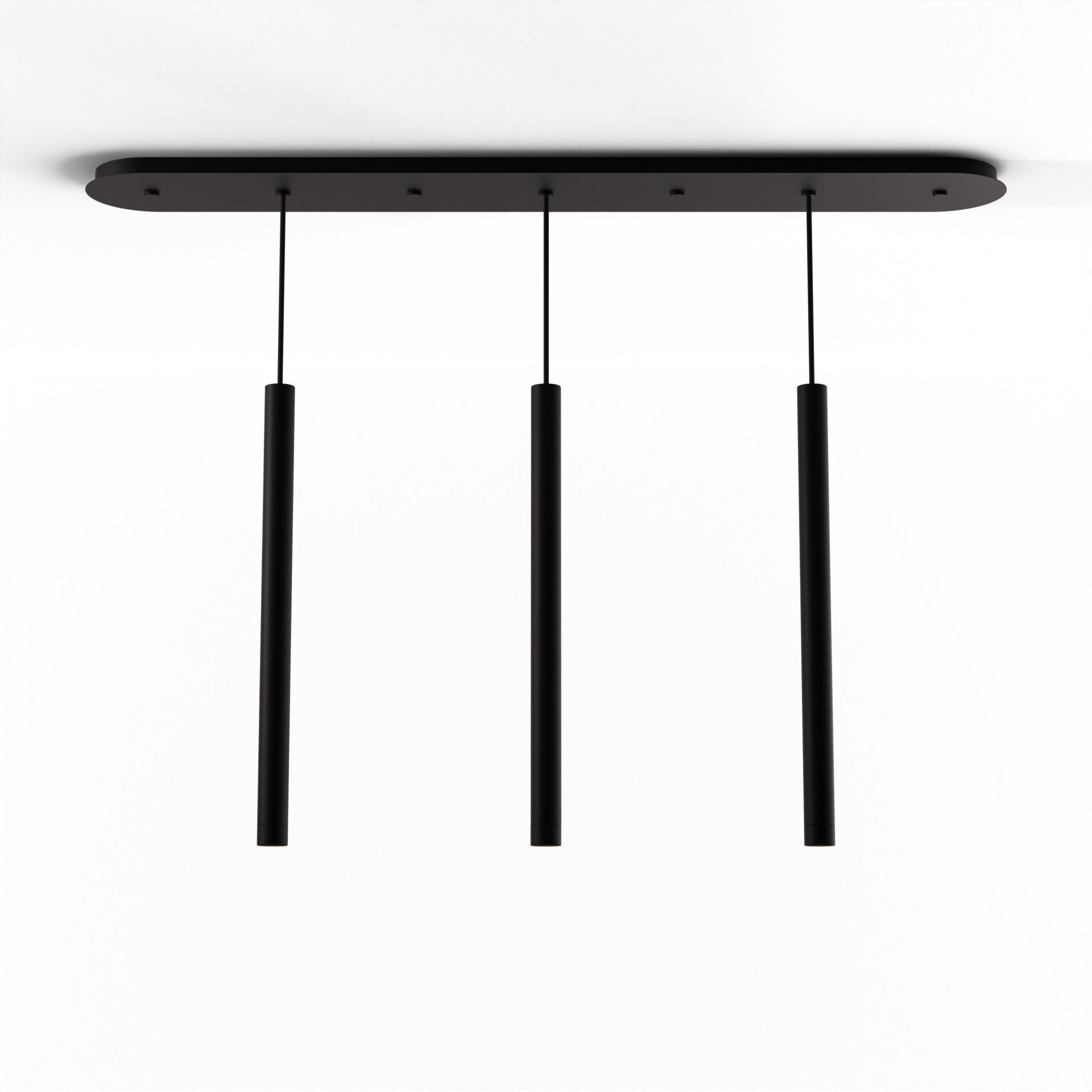 Combi Pendant 24 Linear 3 Combo Matte Black With Matte Black Canopy Combi pendant 24 linear 3 combo matte black with matte black canopy